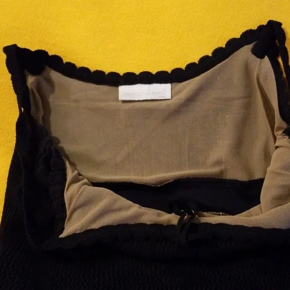 Roccobarocco Crochet Sleeveless Midi Dress Blue Size S - Picture 4 of 6